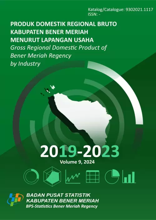 Produk Domestik Regional Bruto Kabupaten Bener Meriah Menurut Lapangan Usaha 2019– 2023