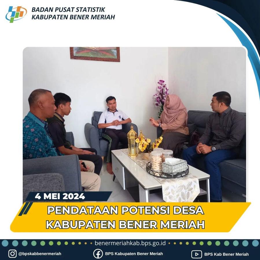 Pendataan Potensi Desa Kabupaten Bener Meriah