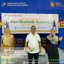 Badminton Tournament Gayo-Alas-Pase Regional National Statistics Day 2024