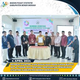 Rembuk Stunting Dan Sosialisasi Tentang Percepatan Penurunan Stunting Kabupaten Bener Meriah 2024