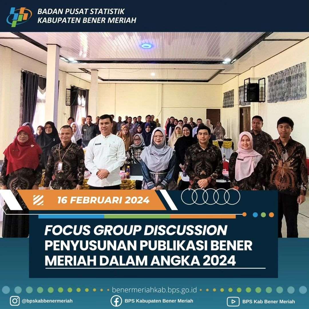 Focus Group Discussion Bener Meriah Dalam Angka 2024