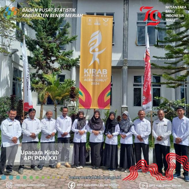 XXI Aceh-North Sumatra PON Fire Torch Relay Ceremony