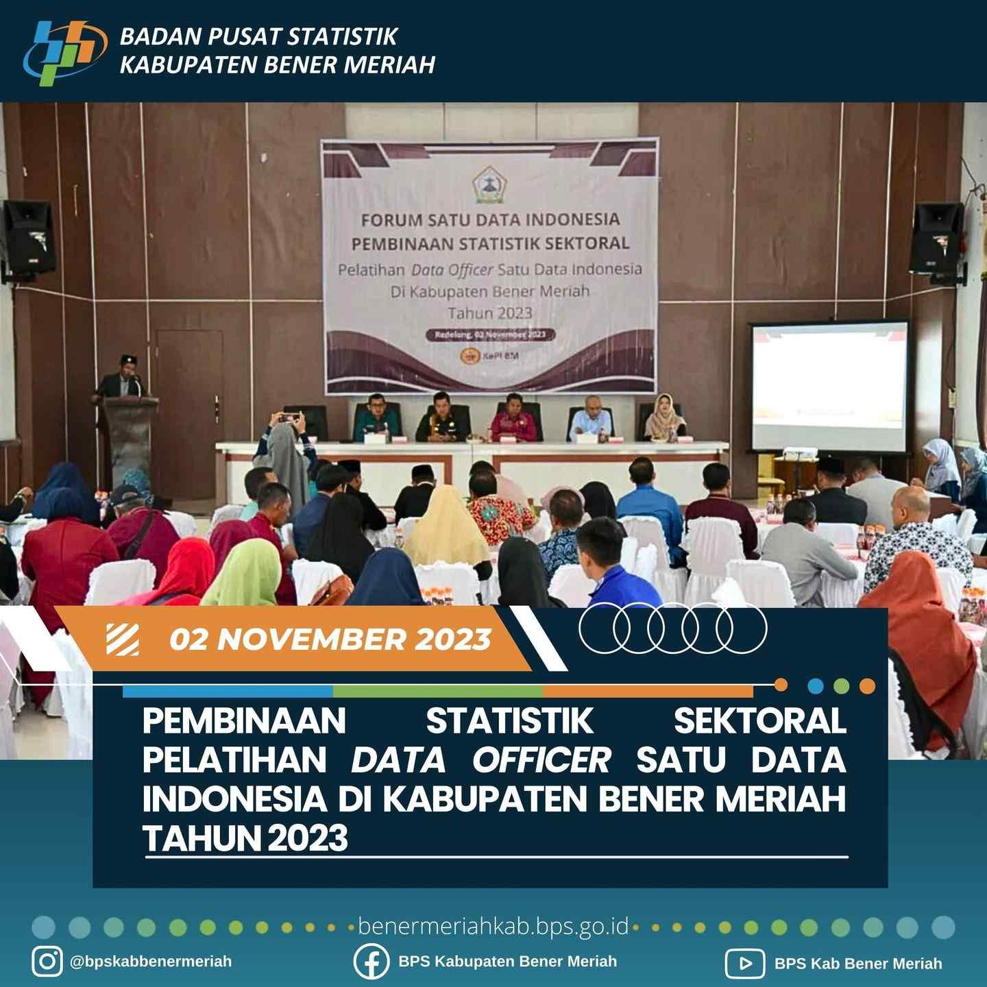 One Data Indonesia Data Officer Training