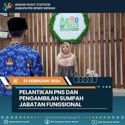 Pelantikan PNS Dan Pengambilan Sumpah Jabatan Fungsional