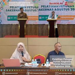 Pelatihan Petugas Survei Angkatan Kerja Nasional Agustus 2024